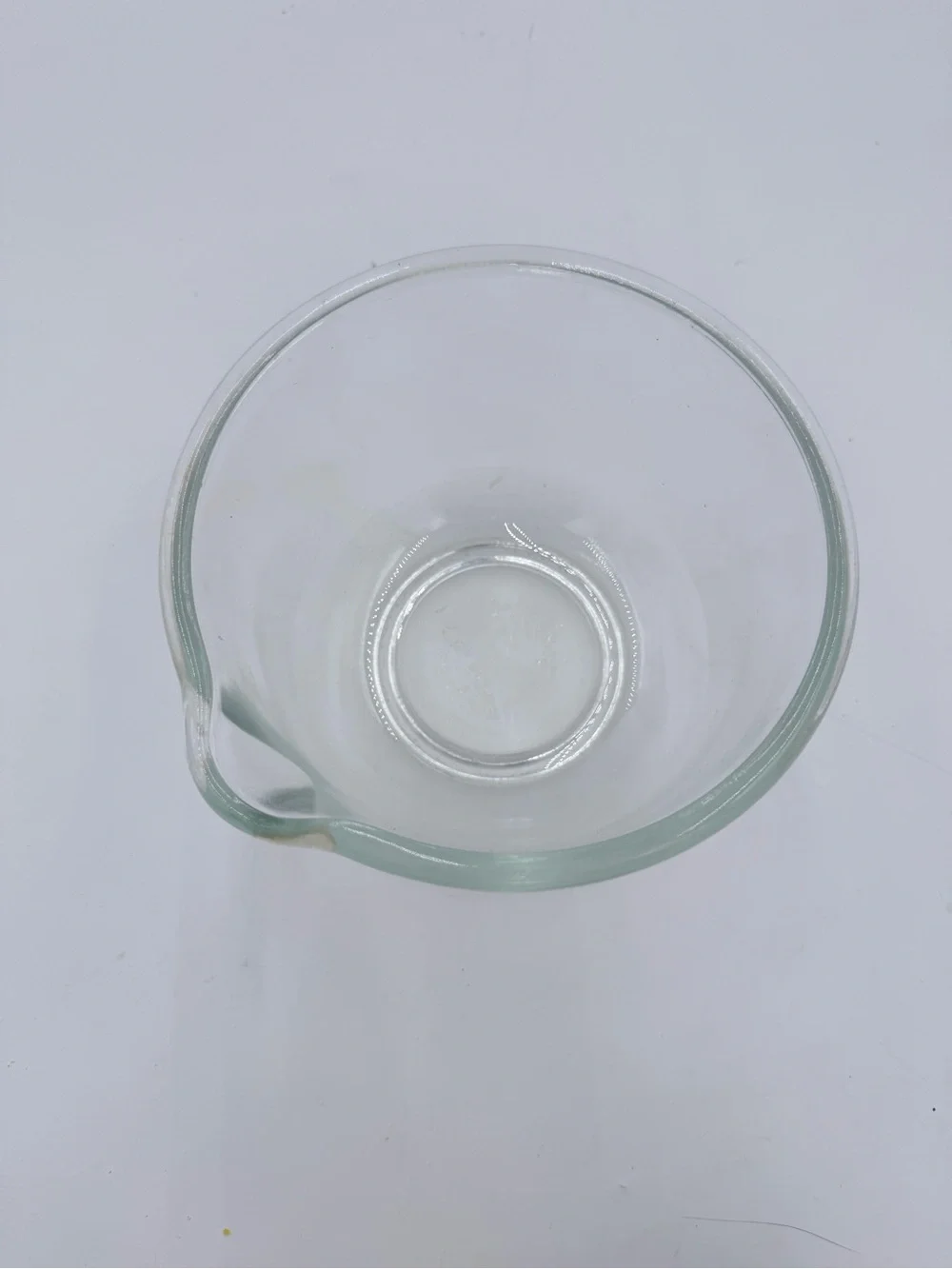 GLASBAKE For Sunbeam Mixing Bowl With Spout #7 CLEAR